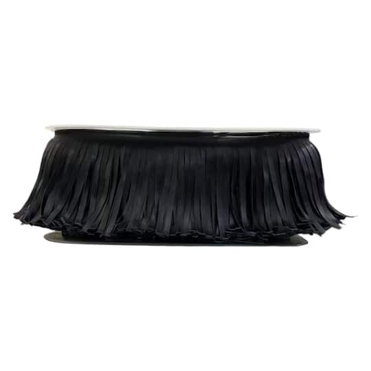 4" Faux Leather Fringe Trim by Celebrate It®